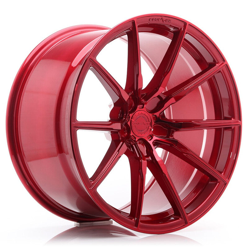 Concaver CVR4 20x9.5" (5 hole custom PCD) ET22-40, Candy Red