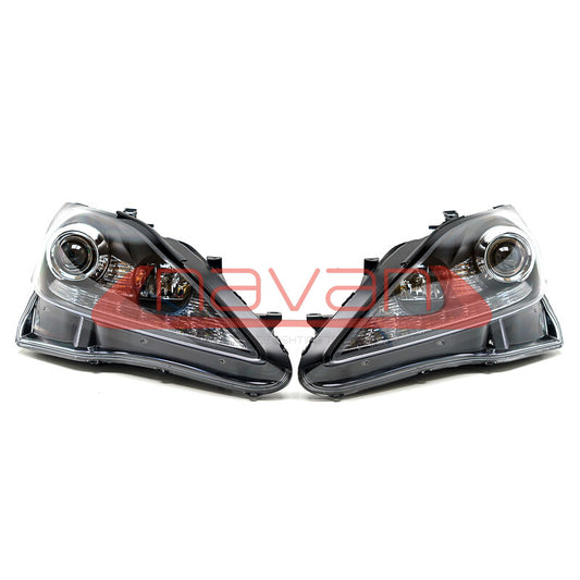 Fari anteriori a LED Navan per Lexus IS220d e IS250 (05-13) - Sequenziali
