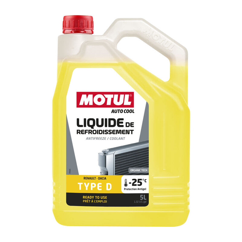 Motul Auto Cool Type D -25Â°C Coolant (Renault, Dacia) 5L