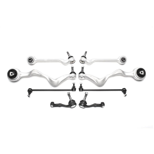 KIT COMPLETO BRACCI E TIRANTI anteriori per BMW Serie 3 E90, E91, E92, E93 BMW Series 1 E81, E82, E87, E88.