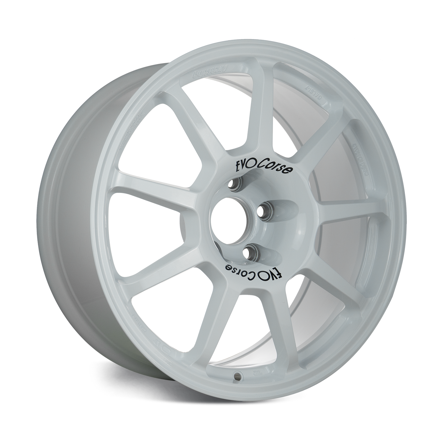 Evo Corse Z.A.R. 18x8" 5x114.3 ET28, White (Mitsubishi / Toyota)